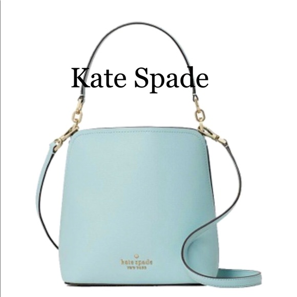 kate spade Handbags - Kate Spade Darcy Small Bucket Crossbody CloudMist